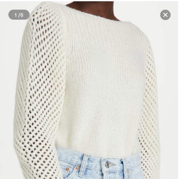 LoveShackFancy Rosie Baby Alpaca Sweater - Picture 4 of 9